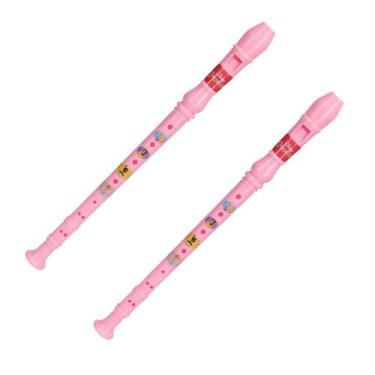 Imagem de Brinquedo Infantil Flauta Doce Soprano Disney Princesas 2 Pç - Etitoys