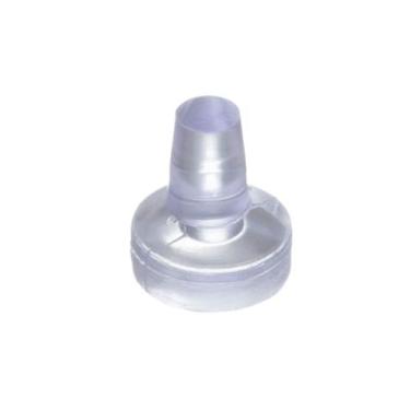 Imagem de 30 Batoque De 12mm (1,2cm) De PVC Cristal P/ Apoio De Vidro - H Plásti