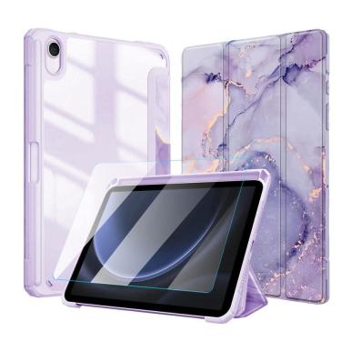 Imagem de Capinha Estampa Mármore Para Samsung S9 Fe 10.9 X510 + Vidro