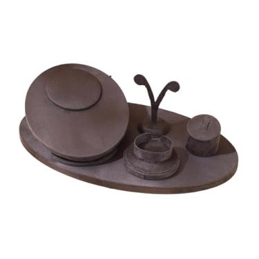 Imagem de Vaveren Expositor de Joias Versátil, Suporte para Decoração de Casa, Organizador de Anéis, Presentes e Ornamentos para Uso Pessoal, Varejo, Quarto, Loja e, Cinza