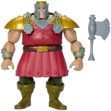 Imagem de Masters of the Universe Origins Boneco Deluxe Ram Man 200X da coleção de desenhos animados, 14 cm de altura, herói bicho-humano da TV 1980, design detalhado, JHK10