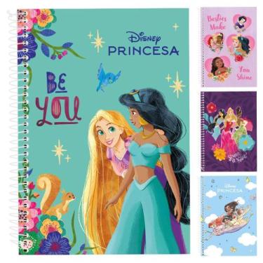 Imagem de Caderno princesa universitário 10 matérias - 160 folhas - Culturama