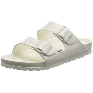Imagem de BIRKENSTOCK Arizona Birko-Flor Nobuck Normal (Mocha) Tamanho 42 EU, Branco Branco 43, 40