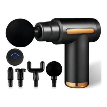 Imagem de Massageador Pistola Elétrico Profissional Muscular Portátil Tomate AM0