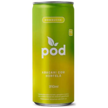 Imagem de Pod Kombucha Sabor Abacaxi e Hortelã 310ml