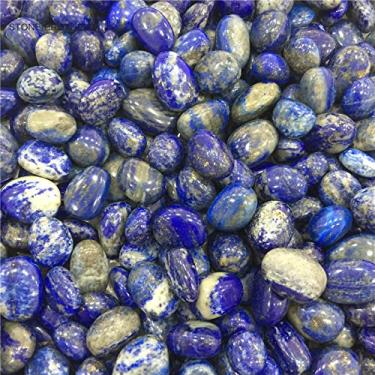 Imagem de 100 g Pedra Natural Cristal Lapis Lazuli Play Quartz Cascalho DIY Material Aquário Pedra Decoração Artesanal, 15-25 mm 100g