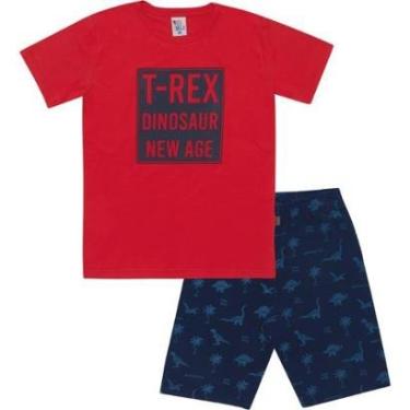 Imagem de Conjunto Infantil Manga Curta Menino Pulla Bulla Ref. 47881-Masculino