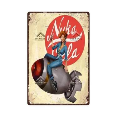 Imagem de Escultura De Metal Retro Nuka Cola Para Bar, Pub, Man Cave, Fãs De Fal