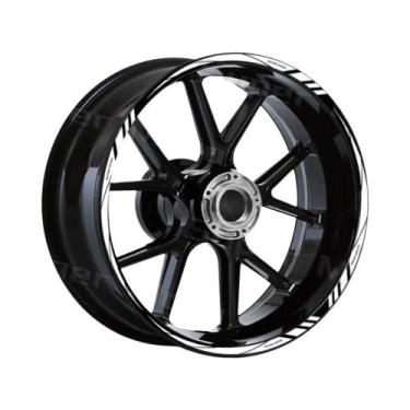Imagem de Adesivo Refletivo Para Roda De Motocicleta, Faixa Para Cubo De Roda, D