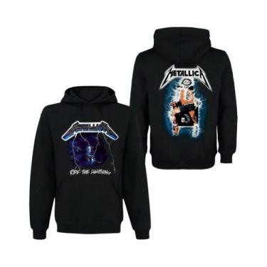 Imagem de Moletom Masculino Com Capuz METALLICA Band Rock Dark Wind, Confortável