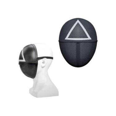 Imagem de Máscara de Fantasia Squid Game Round 6  Front Man e Jogadores  Cosplay