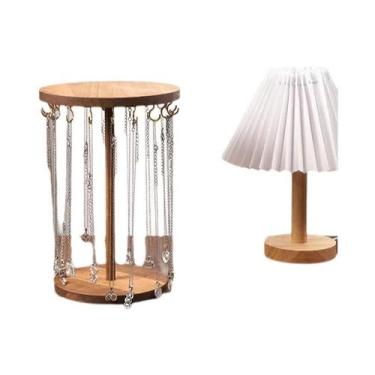 Imagem de Suporte De Joias De Madeira: Expositor Organizador Para Colares, Pulse