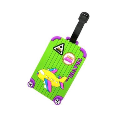 Imagem de Etiqueta De Bagagem De Borracha Macia PVC Com Desenho De Anime, Tag De