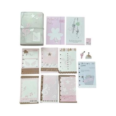 Imagem de Organizador De Verão A7 Trifold Em PVC Azul Oceano Com Divisórias E Ac