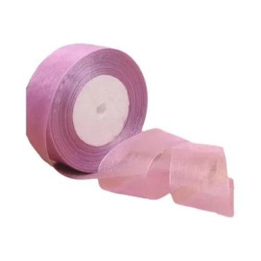 Imagem de Fita De Organza 50 Jardas 12-40mm Para Embalagem De Presentes, Casamen