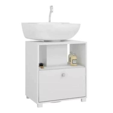 Imagem de Gabinete Pia Coluna Super Luxo 1 Porta Ecoplan Gb-3 - Ecoplanejados