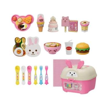 Imagem de Conjunto De Brinquedos De Simulação De Comida Para Crianças Com 8 Peça
