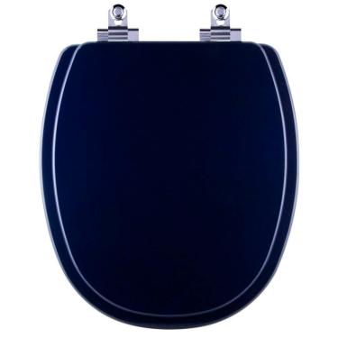 Imagem de Assento Sanitário Laqueado Soft Close Ascot Cobalto (azul Escuro) Para Vaso Ideal Standard