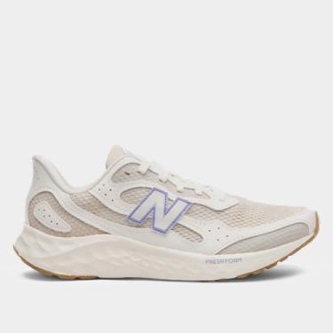 Imagem de Tênis New Balance Fresh Foam Arishi V'4 Feminino, Bege claro, 34