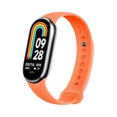 Imagem de Pulseira De Silicone Para Xiaomi Mi Band 8 NFC, Substituição De Pulsei