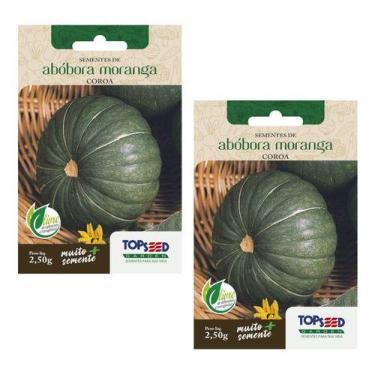 Imagem de 2x Sementes Abóbora Moranga Coroa Topseed - 2,5g Hortaliças