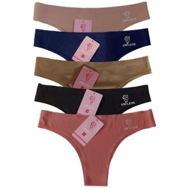 Imagem de Kit 5 Calcinhas Sem Costura Corte a Laser Tanga Amorarma / Valentina G