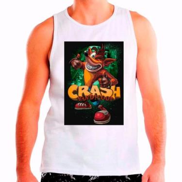 Imagem de Camiseta crash bandicoot jogos games camisa masculina lançamento 01 - 