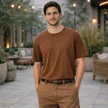 Imagem de Camiseta Básica Masculina em Algodão Peruano Hering-Masculino