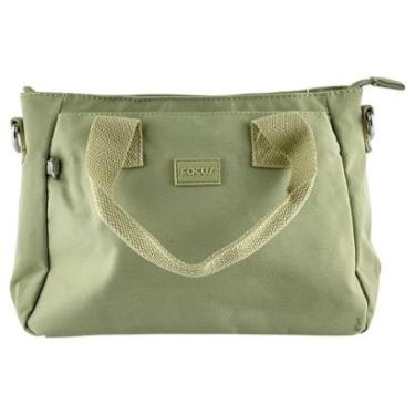 Imagem de Bolsa Média Focus Feminina Em Tecido Com Alça Regulável-Feminino