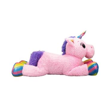 Imagem de Unicórnio de Pelúcia Rosa Grande Gigante 1 Metro 120cm