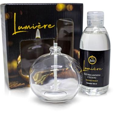 Imagem de Lamparina Decorativa Bola Lisa Com Fluído 100ml