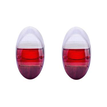 Imagem de Par Lente Traseira Fusca 1200 1962/66 1300 1967/82 Cristal