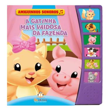 Imagem de Livro - Amiguinhos sonoros: A gatinha mais vaidosa da fazenda