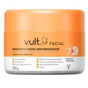 Imagem de Creme Hidratante Facial Uniformizador 100g - Vult-Feminino