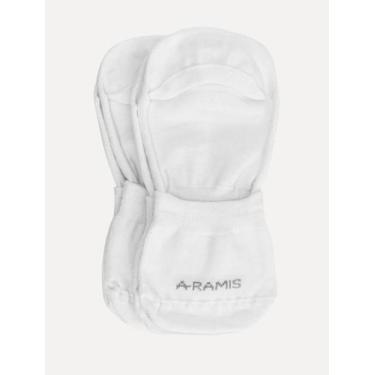 Imagem de Meia Aramis Masculina Invisível Branca Kit 3 Pares, UN