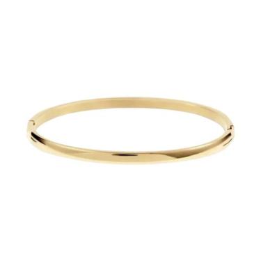 Imagem de Pulseira Feminina Vintage Banhada a Ouro 18K Com Zircônia Em Formato D