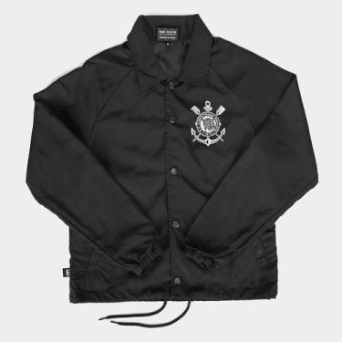 Imagem de Jaqueta Infantil Corinthians Coach - Surf Center, Preto, 14A