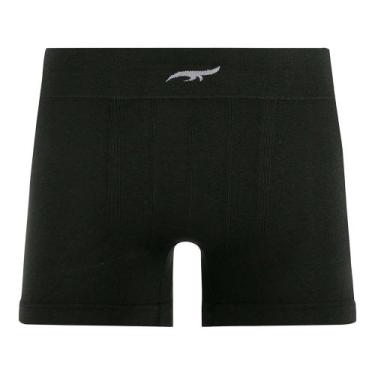Imagem de Cueca Boxer Sem Costura Preta Zee Rucci, P