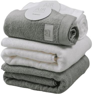 Imagem de Kit 4 Toalhas Banhão Buddemeyer Dual Air Verde Branco  2 banho e 2 ros