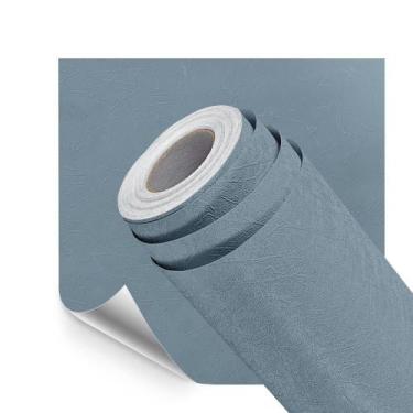Imagem de Papel Adesivo Texturizado Rabiscado Ilha Azul Lavavel Para Decoração d