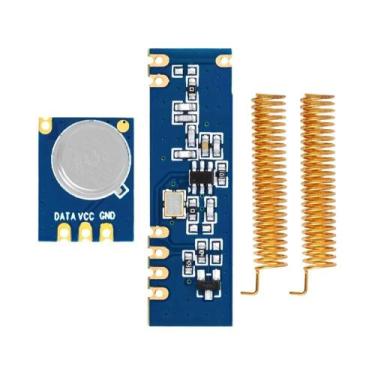 Imagem de Kit De Módulo Sem Fio 433MHz, Transmissor E Receptor ASK De 100 Metros