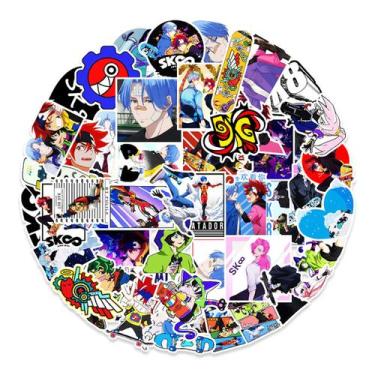 Imagem de Adesivo de desenho animado de vinil Anime SK8 para garrafa de água (50