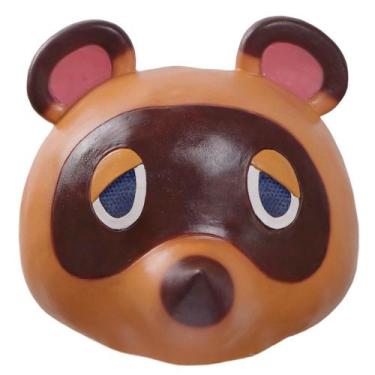 Imagem de Máscara de látex Tom Nook Raccoon Animals Crossings para o Halloween -