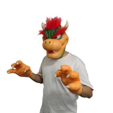 Imagem de Máscara de cosplay Bowsers, Halloween, Carnaval, Páscoa, látex, tamanh