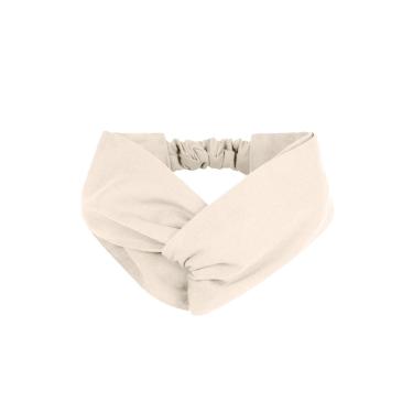 Imagem de Faixa de Cabelo Turbante Bandana Areia Bege Claro Chef Cozinha