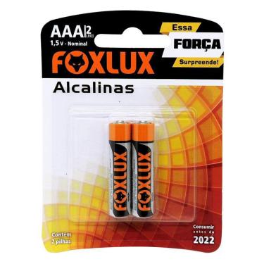 Imagem de Pilha Alcalina Aaa Foxlux P Blister 2 Pilhas