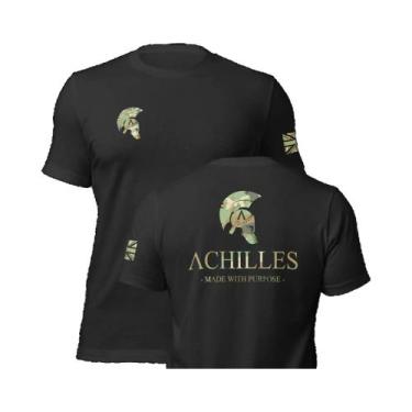 Imagem de Camiseta Oversize De Algodão Unissex Para O Verão, Estilo Militar, Cam