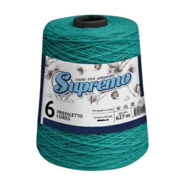Imagem de Barbante Supremo Prediletto Cores Nº6 627 MT - Enovelar, 113 Verde Jad