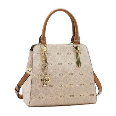 Imagem de Bolsa Satchel Monograma Pontilhado - Alça de Mão - Chenson 3485532 - B