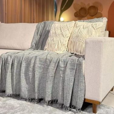 Imagem de Kit 02 Manta para Sofá Cama 4,00x1,80 Gigante Capa Protetor de Sofa Re
